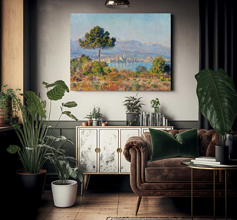 Antibes Seen From The Plateau Notre Dame By Monet Claude Fine Art Print