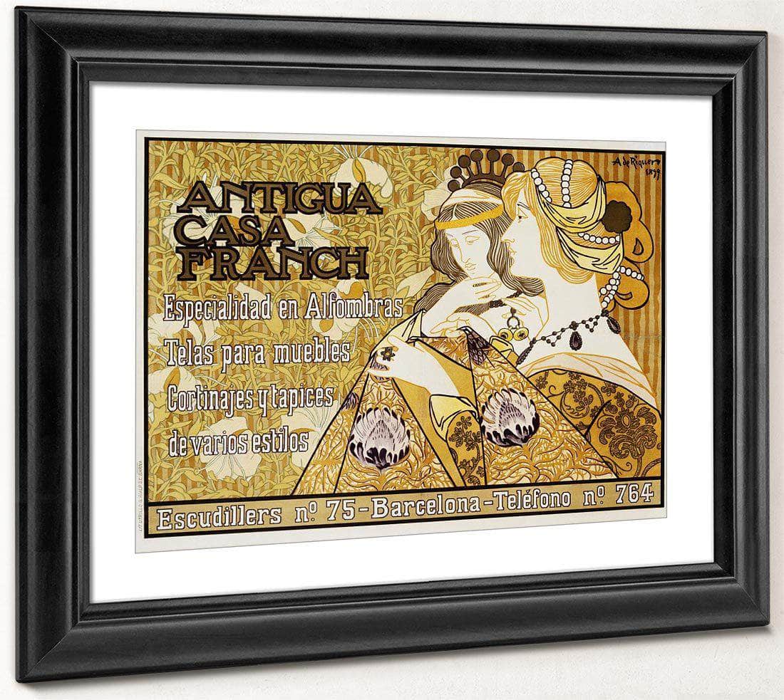 Antigua Casa Franch Poster By Alejandro De Riquer Fine Art Print