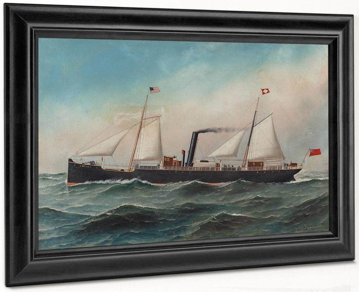 Antilia 1893 By Antonio Jacobsen Fine Art Print