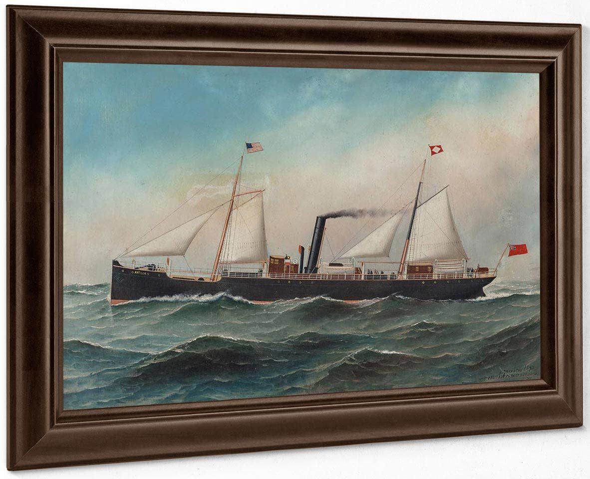 Antilia 1893 By Antonio Jacobsen Fine Art Print