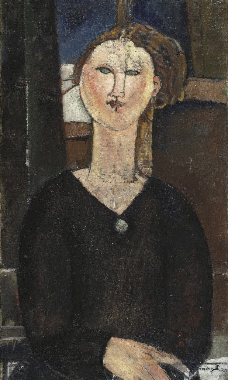 Antoniab By Amedeo Modigliani Fine Art Print
