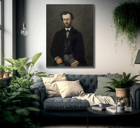 Antony Valabregue By Paul Cezanne Fine Art Print
