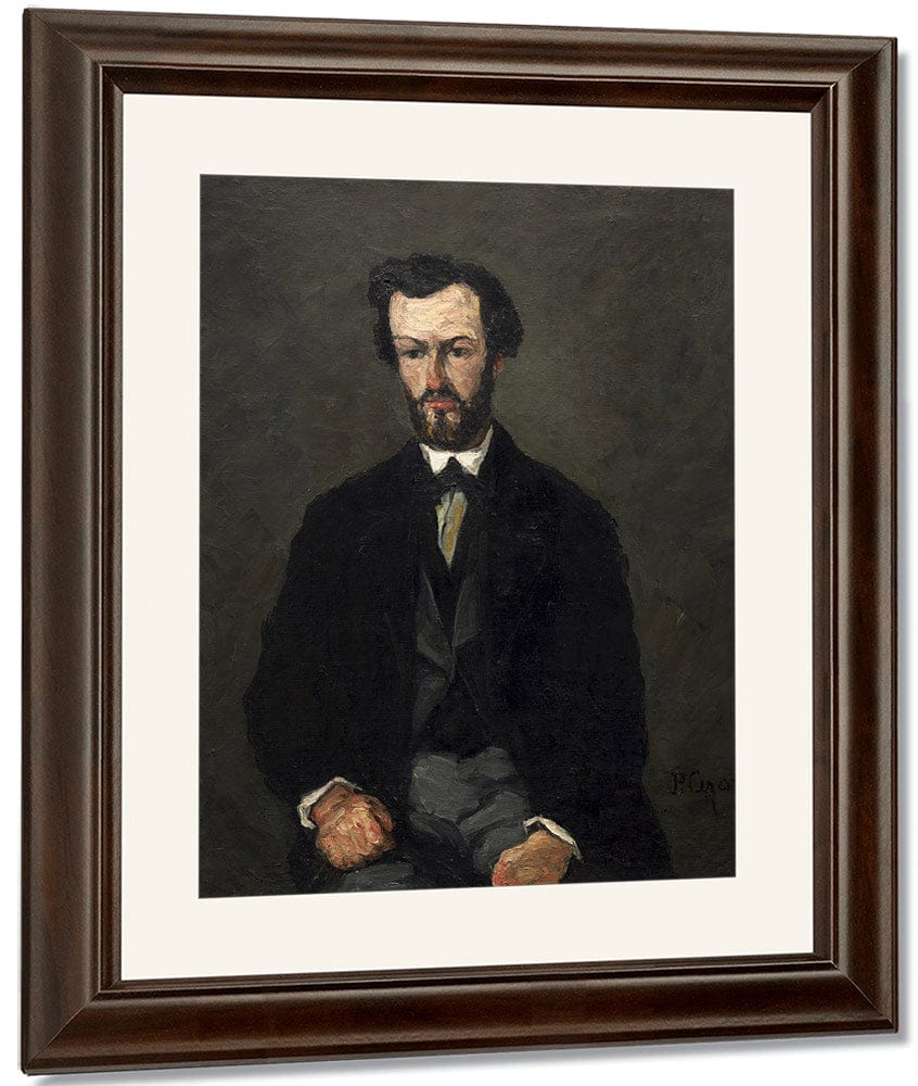 Antony Valabregue By Paul Cezanne Fine Art Print