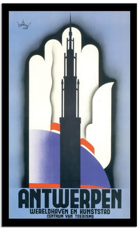 Antwerpem  Vintage Poster Fine Art Print