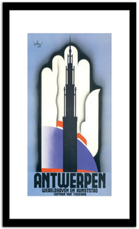 Antwerpem  Vintage Poster Fine Art Print