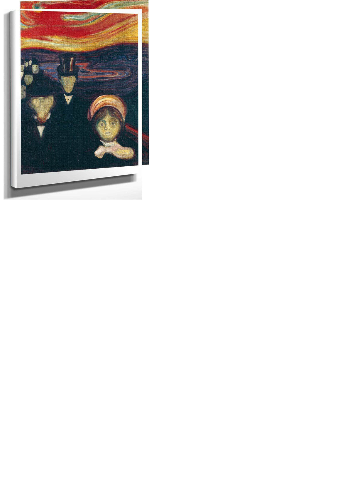 Anxiety 1894 94X74Cm Munch Museum M 515 X3000 By Edvard Munch Fine Art Print