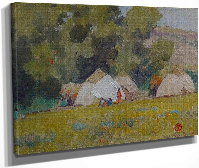 Apache Camp By Maynard Dixon Fine Art Print