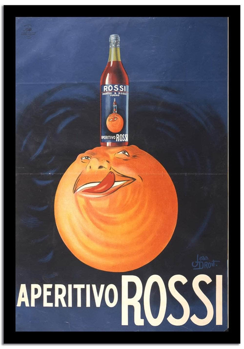 Aperitivo Rossi  Vintage Poster Fine Art Print