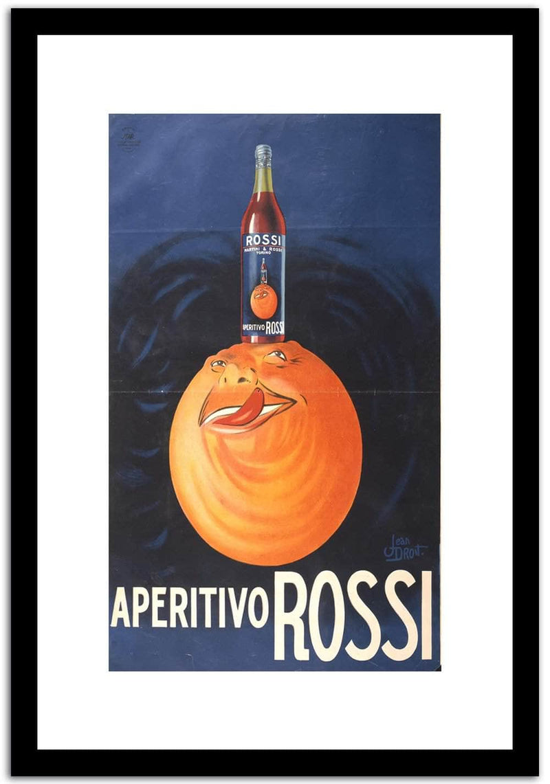 Aperitivo Rossi  Vintage Poster Fine Art Print