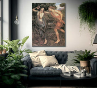 Apollo And Daphne By John Waterhouse Fine Art Print