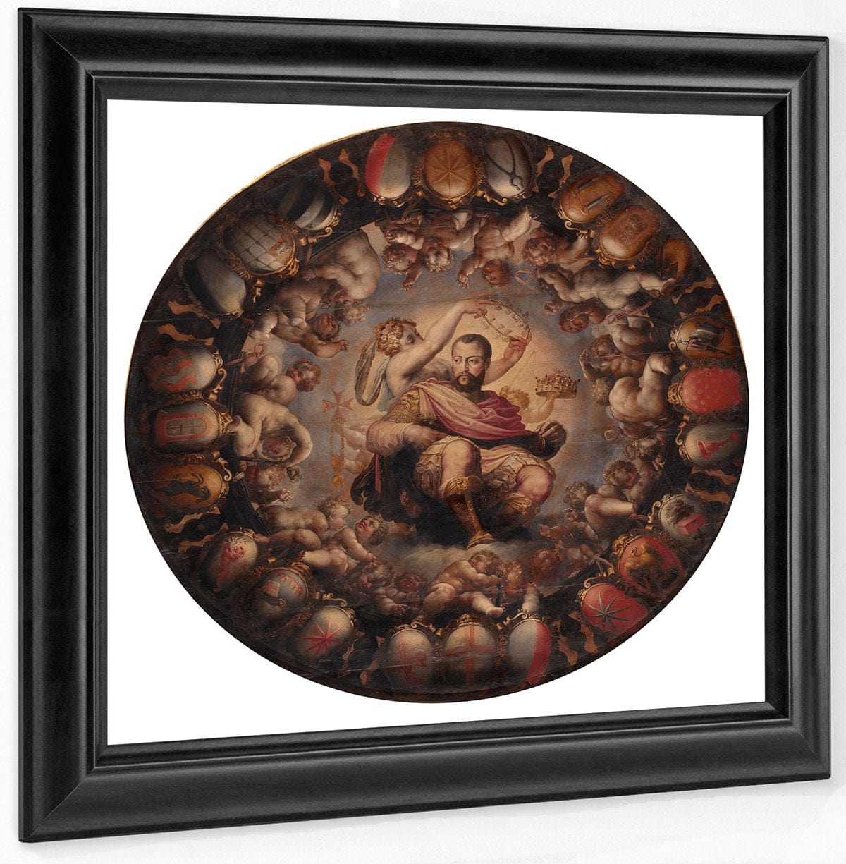 Apotheosis Of Cosimo I 1565 By Giorgio Vasari Fine Art Print