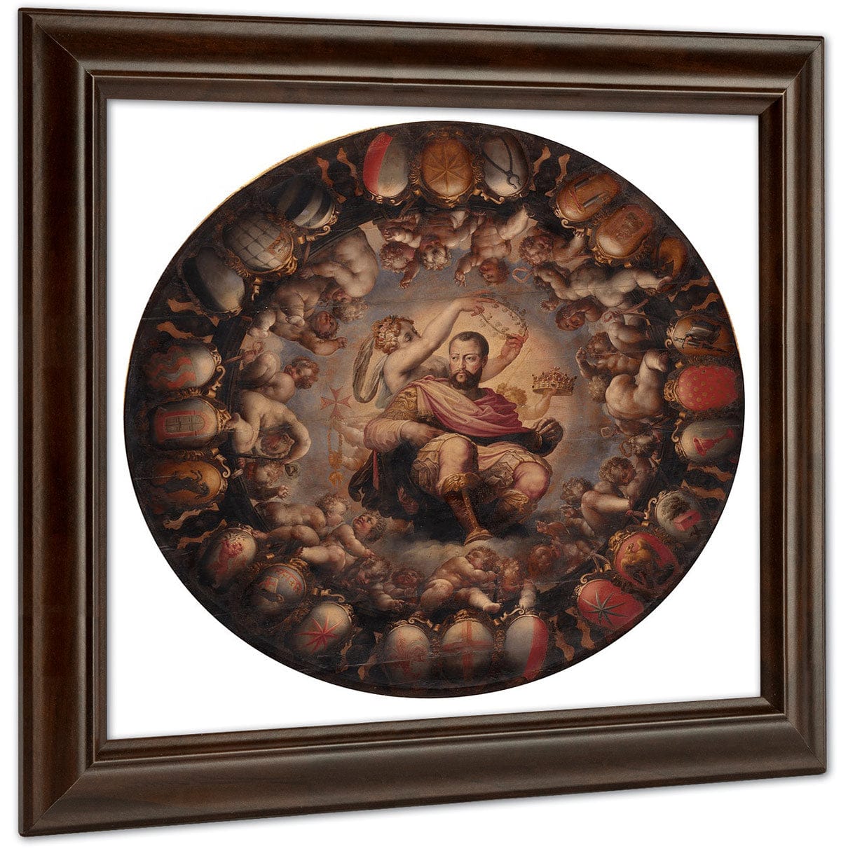 Apotheosis Of Cosimo I 1565 By Giorgio Vasari Fine Art Print