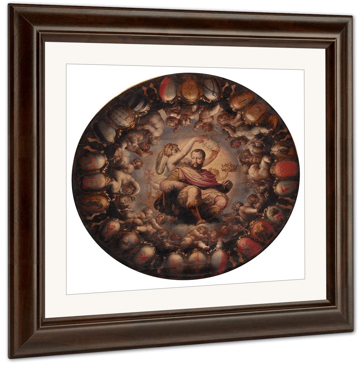 Apotheosis Of Cosimo I 1565 By Giorgio Vasari Fine Art Print