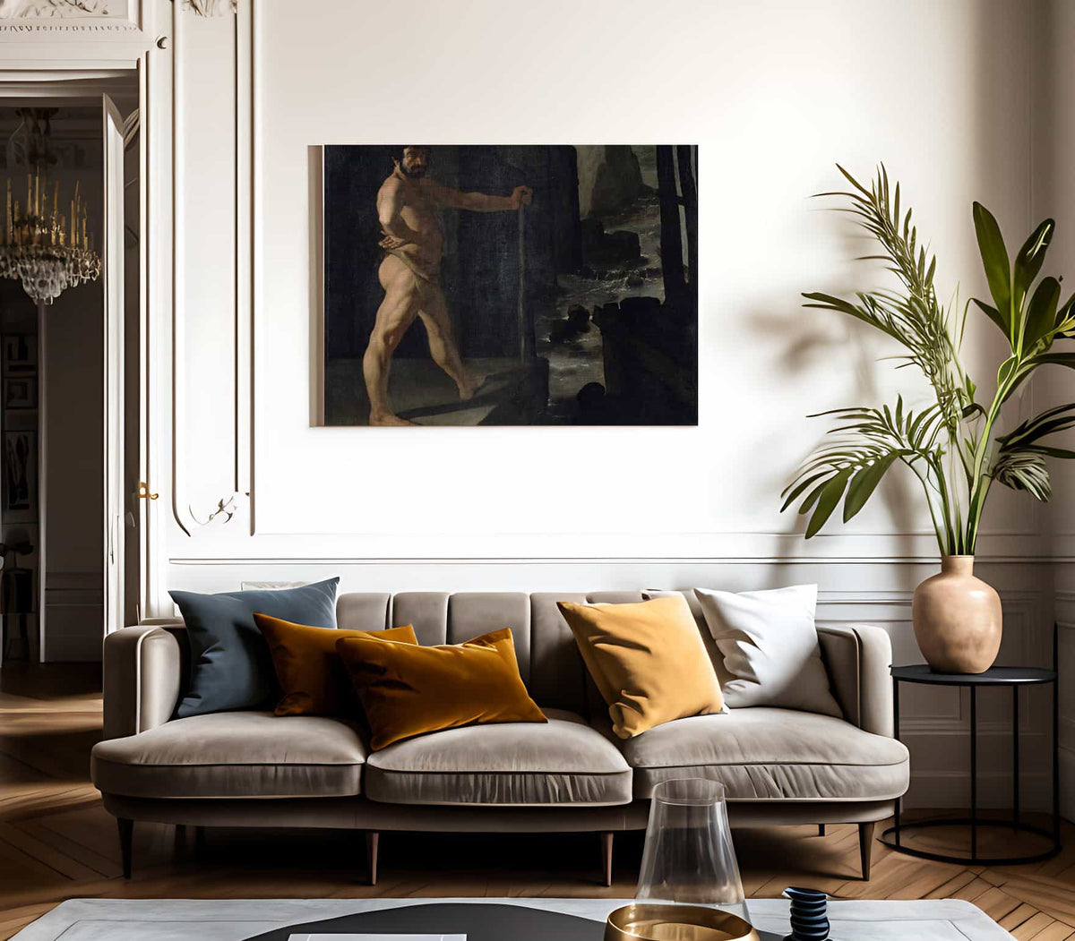 Apotheosis Of Delacroix By Paul Cezanne Fine Art Print