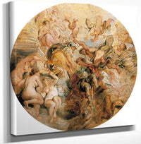 Apotheosis Of The Duke Of Buckingham (After Peter Paul Rubens) By William Etty Fine Art Print