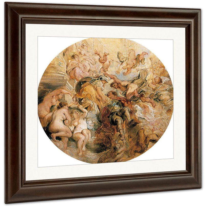 Apotheosis Of The Duke Of Buckingham (After Peter Paul Rubens) By William Etty Fine Art Print