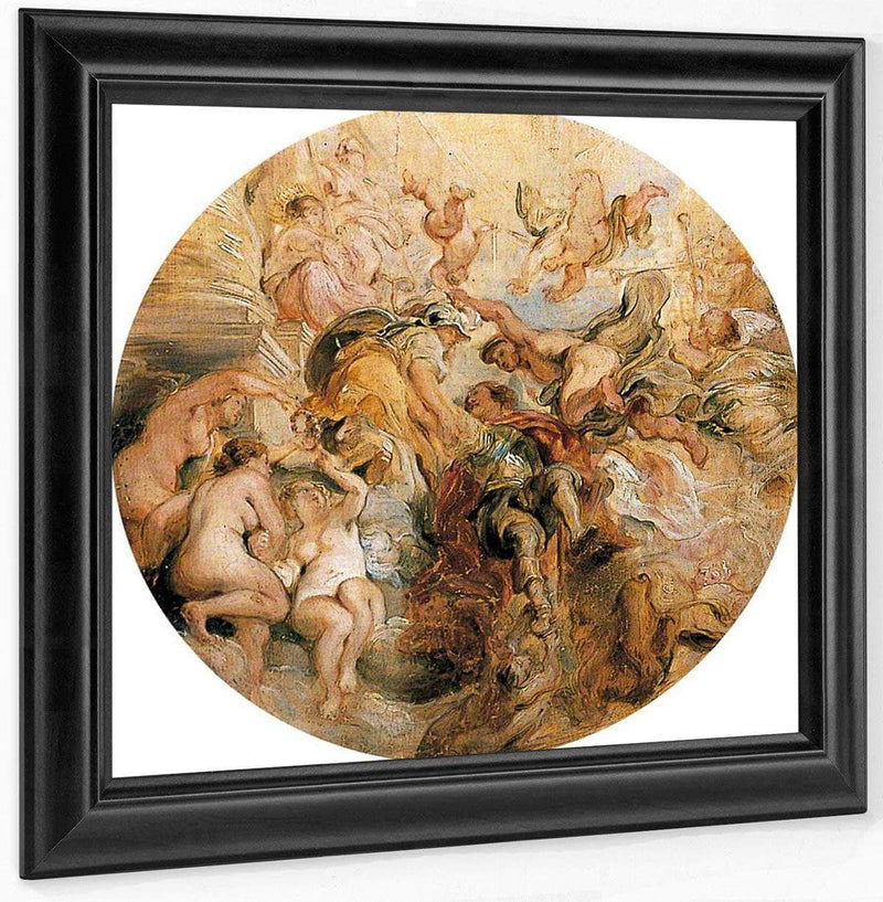 Apotheosis Of The Duke Of Buckingham (After Peter Paul Rubens) By William Etty Fine Art Print