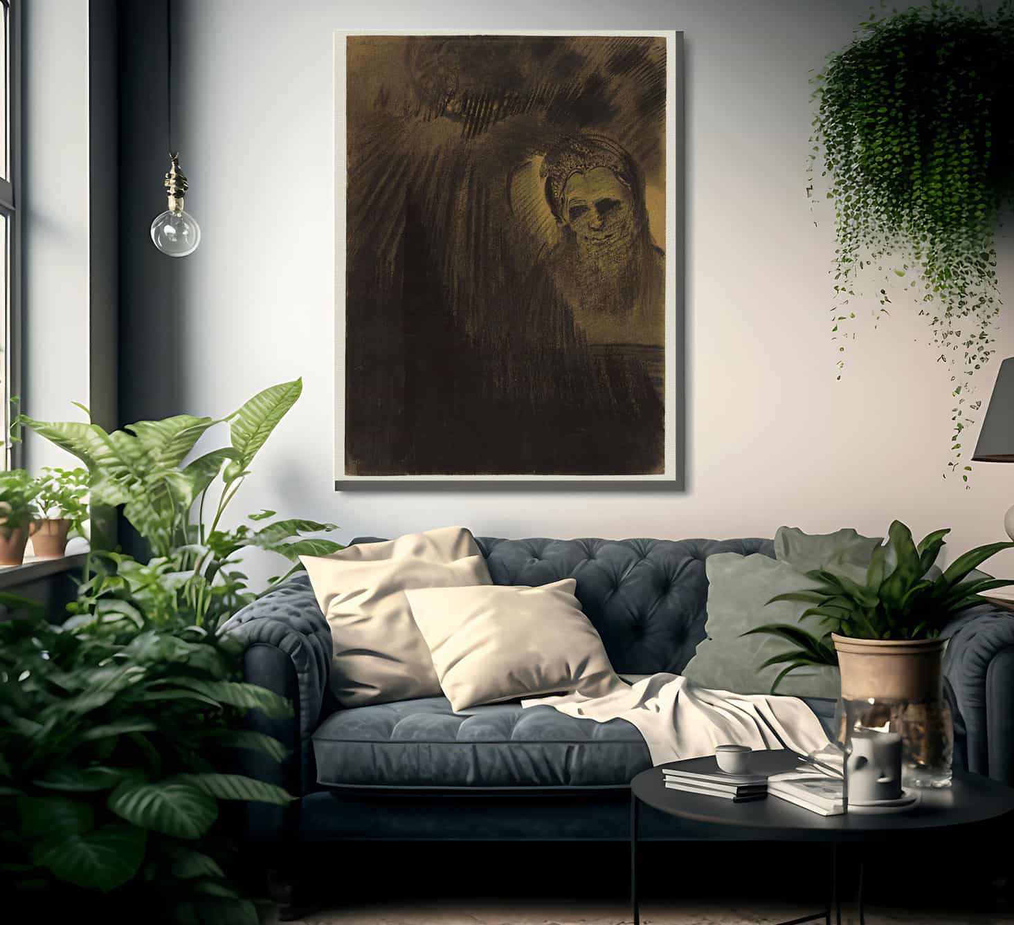 Apparition By Odilon Redon Fine Art Print
