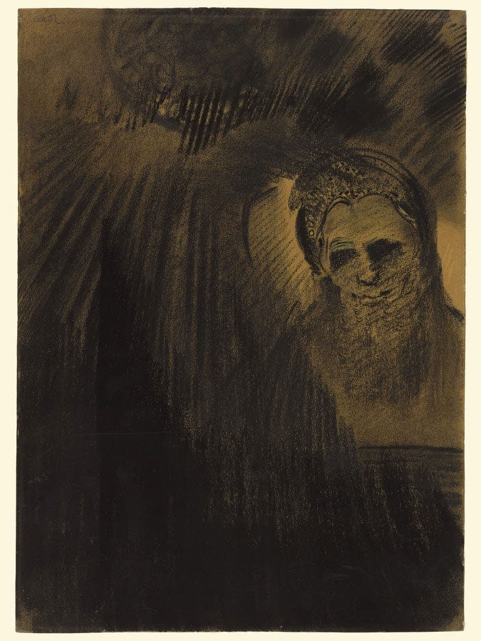 Apparition By Odilon Redon Fine Art Print