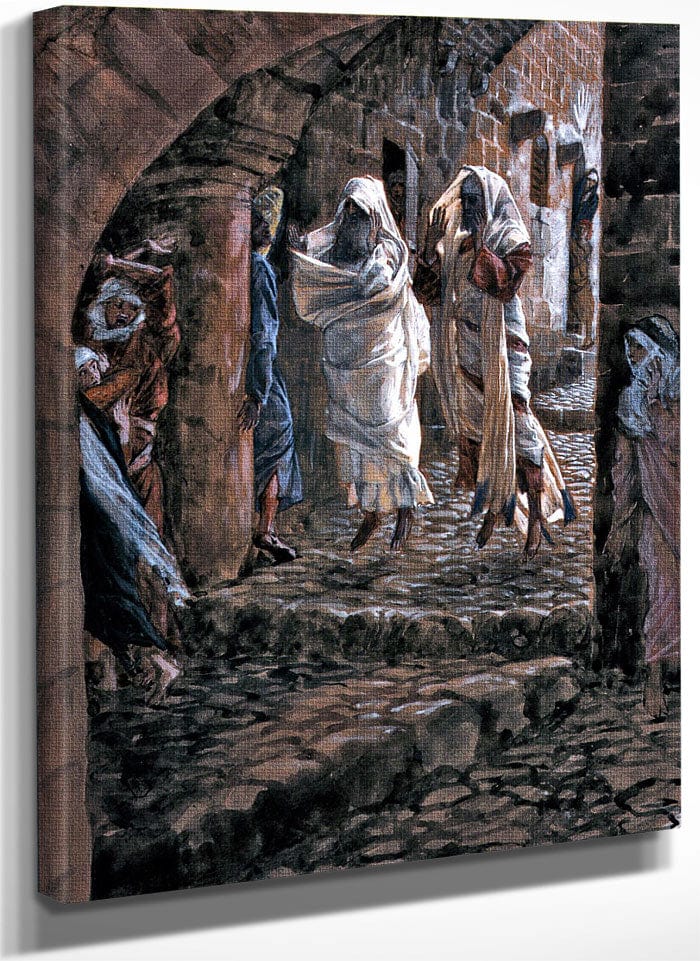Apparitions Of The Dead In The Streets Of Jerusalem By James Tissot Fine Art Print