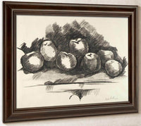 Apples On Table By Marsden Hartley Fine Art Print