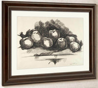 Apples On Table By Marsden Hartley Fine Art Print