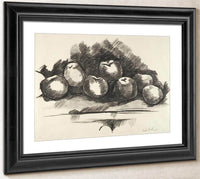 Apples On Table By Marsden Hartley Fine Art Print