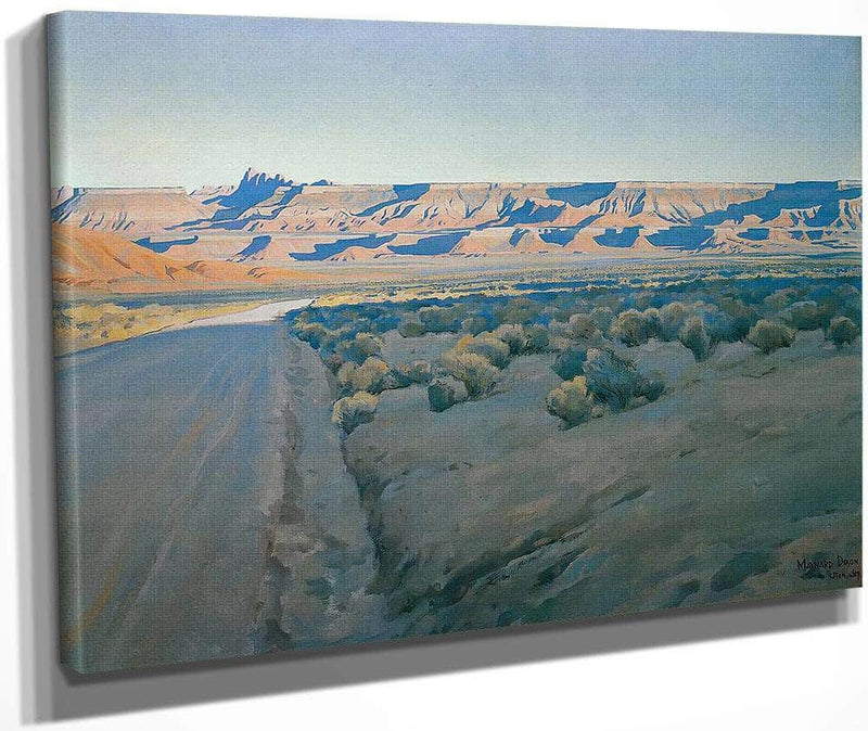 Approach At Zion By Maynard Dixon Fine Art Print