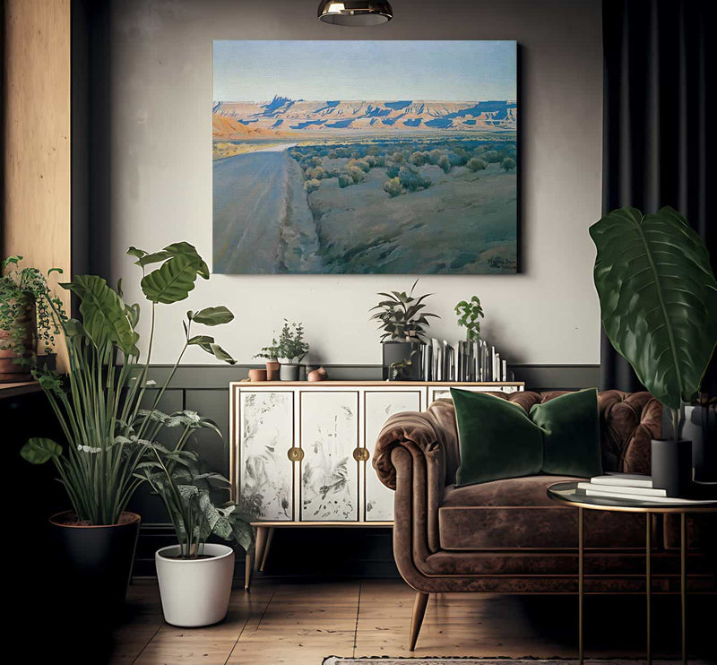 Approach At Zion By Maynard Dixon Fine Art Print