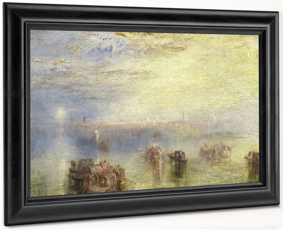 Approach To Venice By Joseph Mallord William Turner Fine Art Print