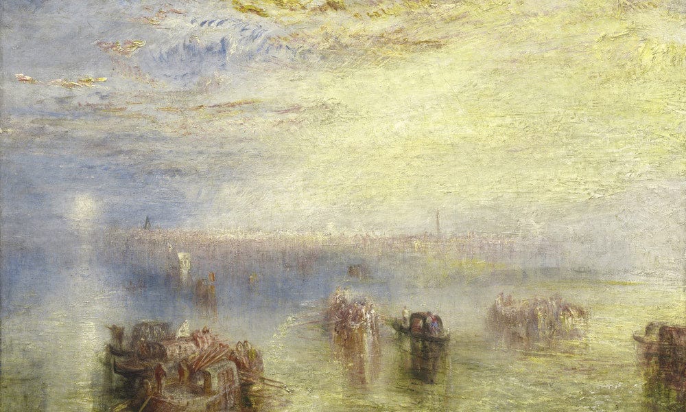 Approach To Venice By Joseph Mallord William Turner Fine Art Print