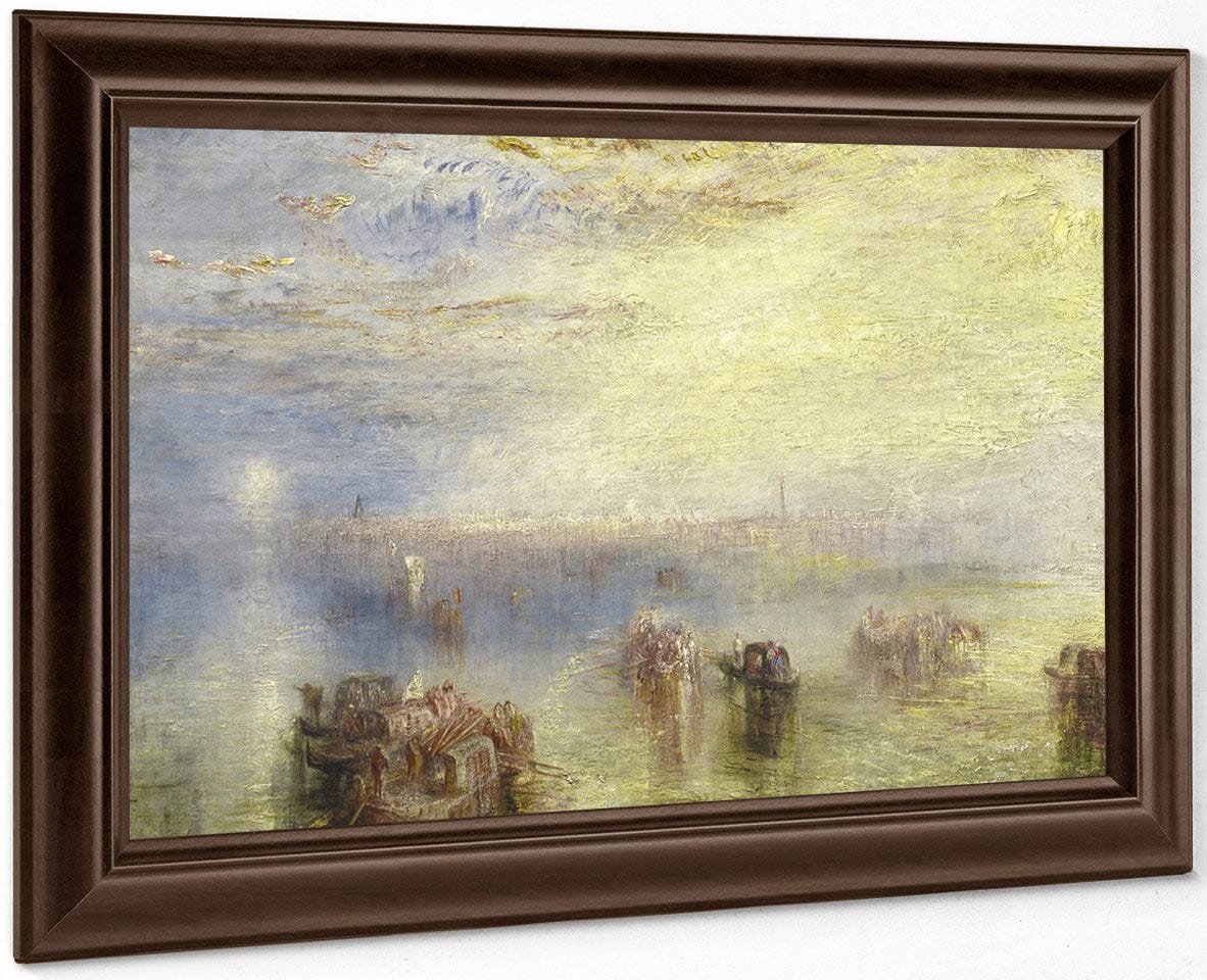 Approach To Venice By Joseph Mallord William Turner Fine Art Print