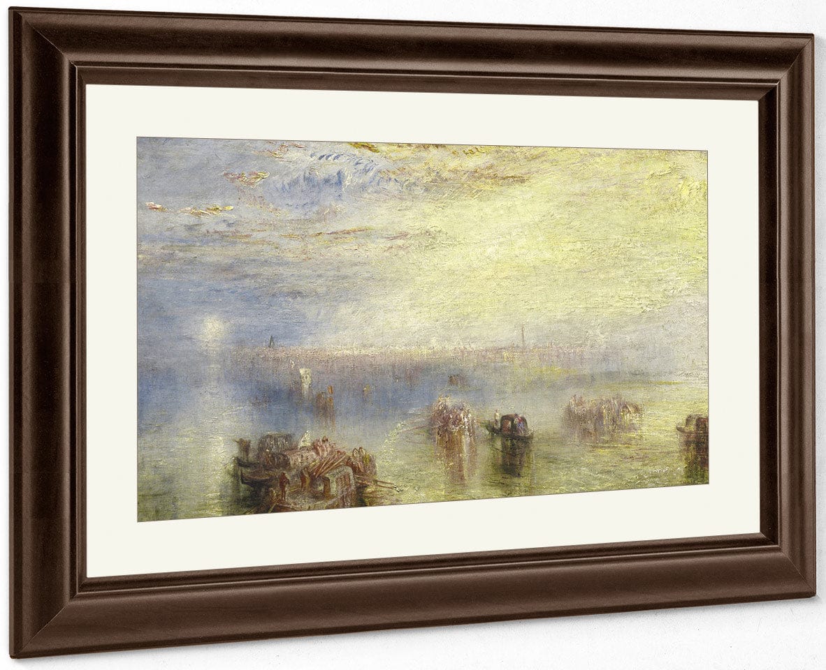 Approach To Venice By Joseph Mallord William Turner Fine Art Print