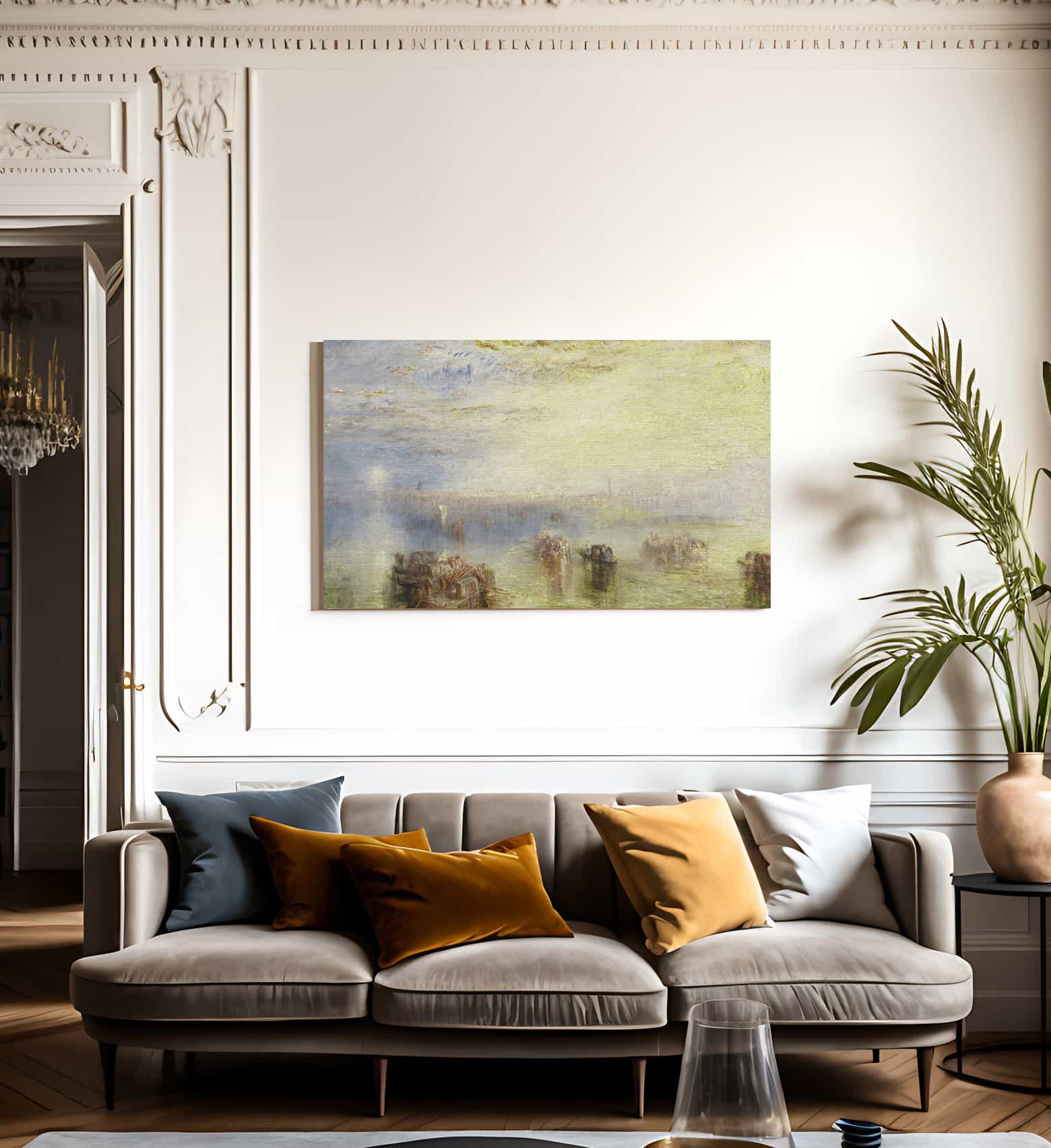 Approach To Venice By Joseph Mallord William Turner Fine Art Print