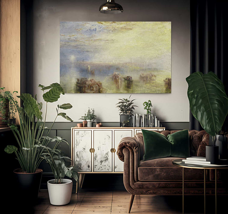 Approach To Venice By Joseph Mallord William Turner Fine Art Print