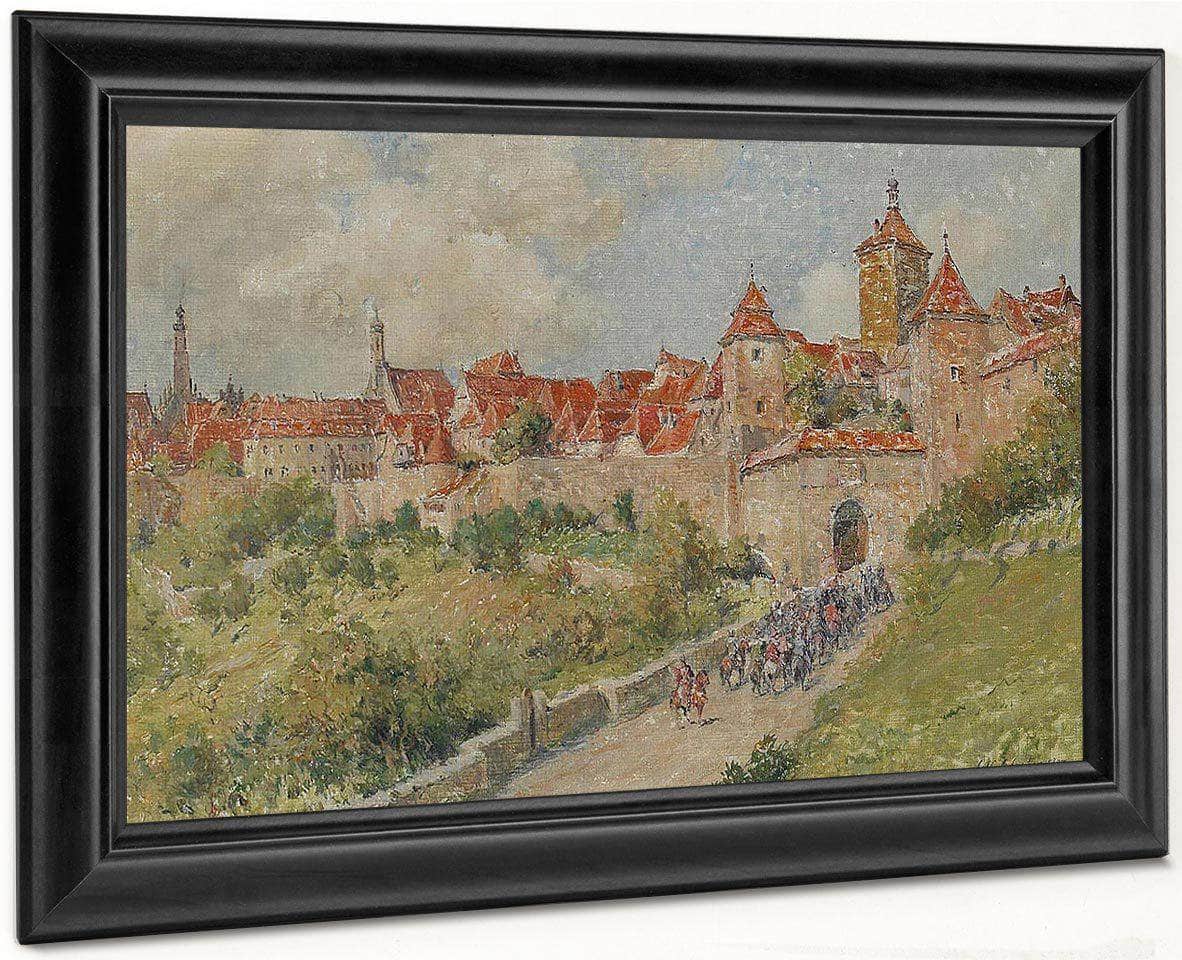 Approaching The Gates Of A City, 1897 By Colin Campbell Cooper Fine Art Print