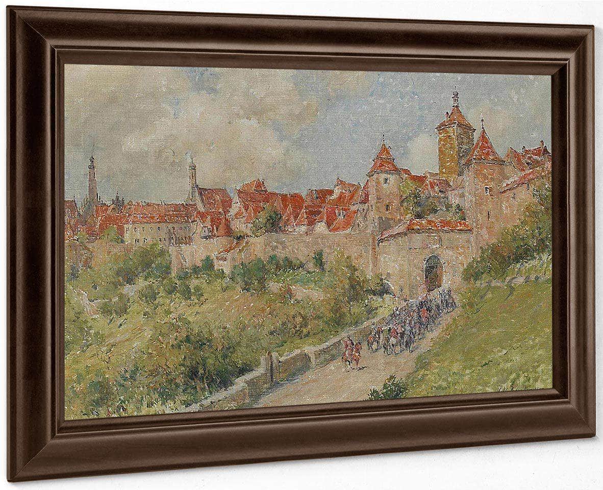 Approaching The Gates Of A City, 1897 By Colin Campbell Cooper Fine Art Print