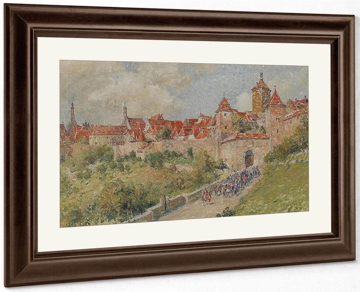 Approaching The Gates Of A City, 1897 By Colin Campbell Cooper Fine Art Print