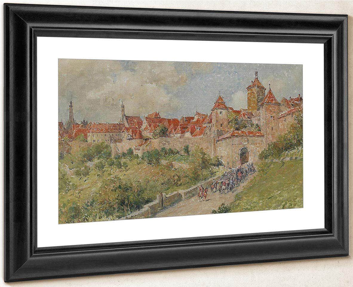 Approaching The Gates Of A City, 1897 By Colin Campbell Cooper Fine Art Print