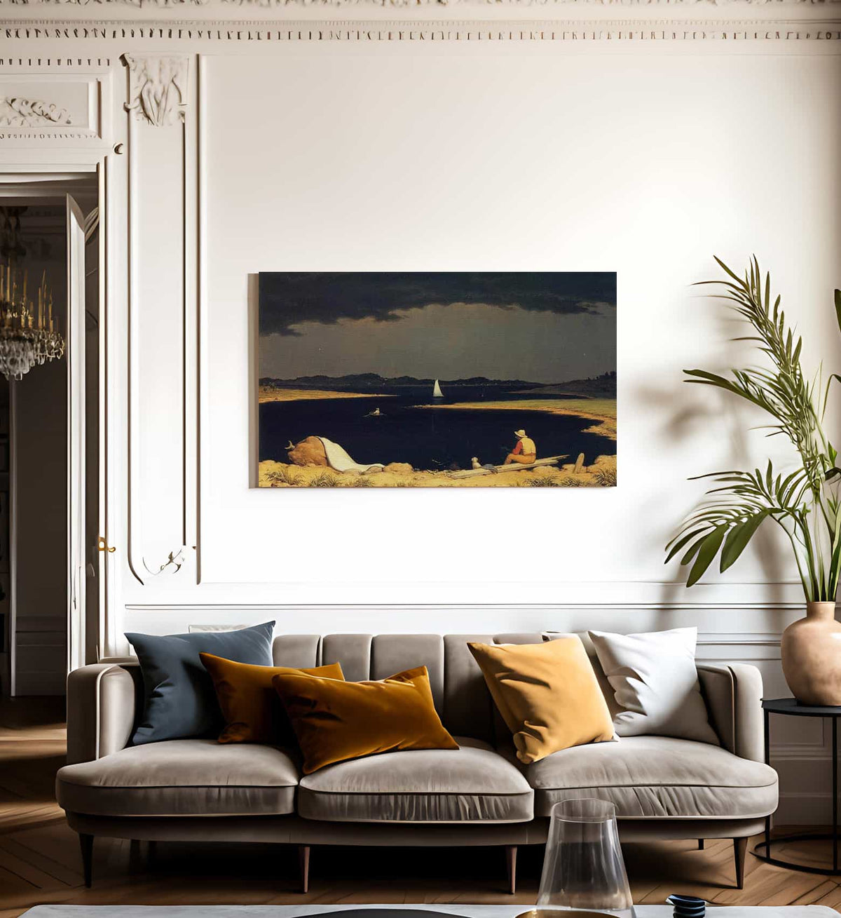 Approaching Thunder Storm By Martin Johnson Heade Fine Art Print