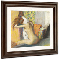 Apres Le Bain, Femme S'essuyant La Nuque By Edgar Degas Fine Art Print