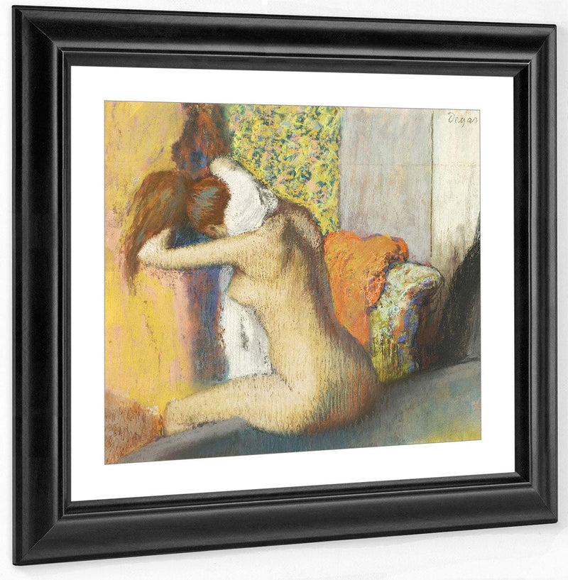Apres Le Bain, Femme S'essuyant La Nuque By Edgar Degas Fine Art Print