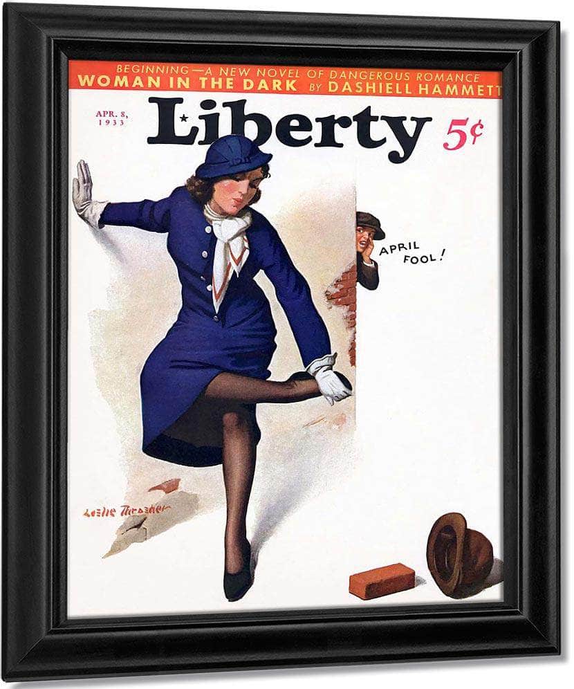 April Fool! By Leslie Thrasher Fine Art Print