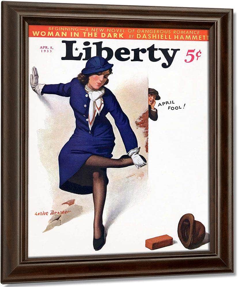 April Fool! By Leslie Thrasher Fine Art Print