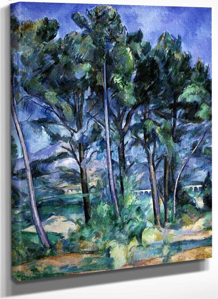 Aqueduct By Cezanne Paul Fine Art Print