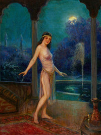 Arabian Princess  By Frank Robert Harper Fine Art Print