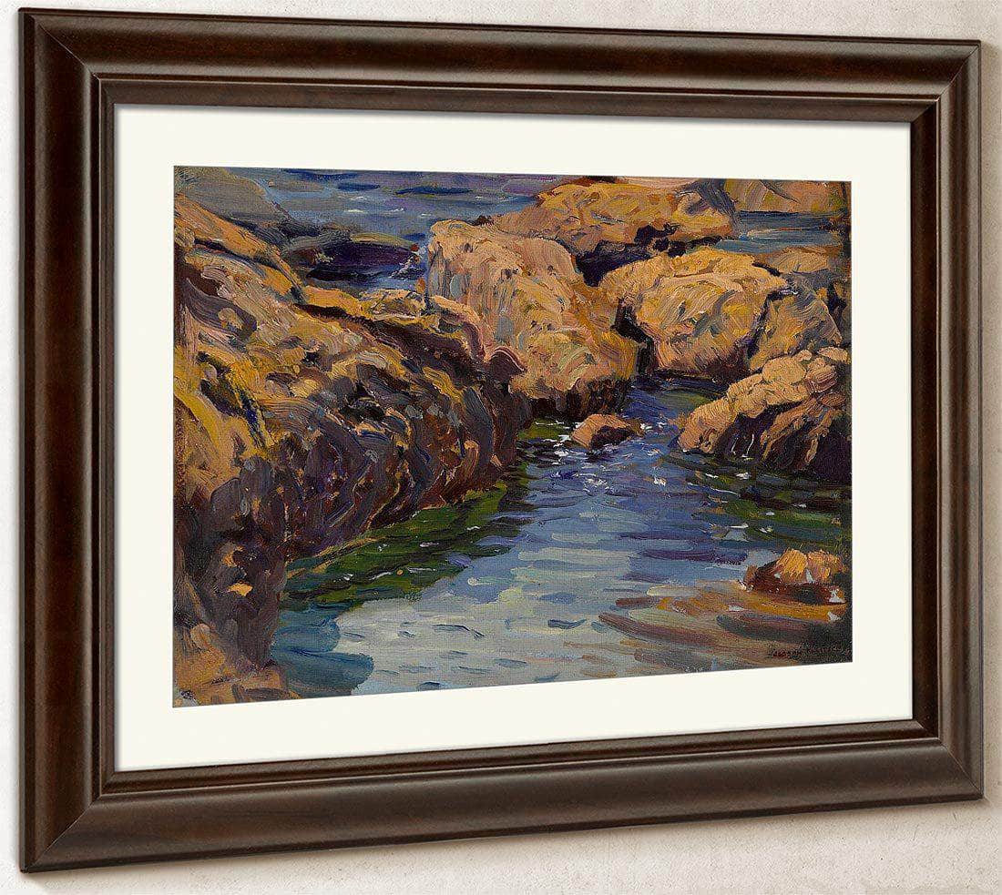 Arch Beach By Joseph Kleitsch Fine Art Print