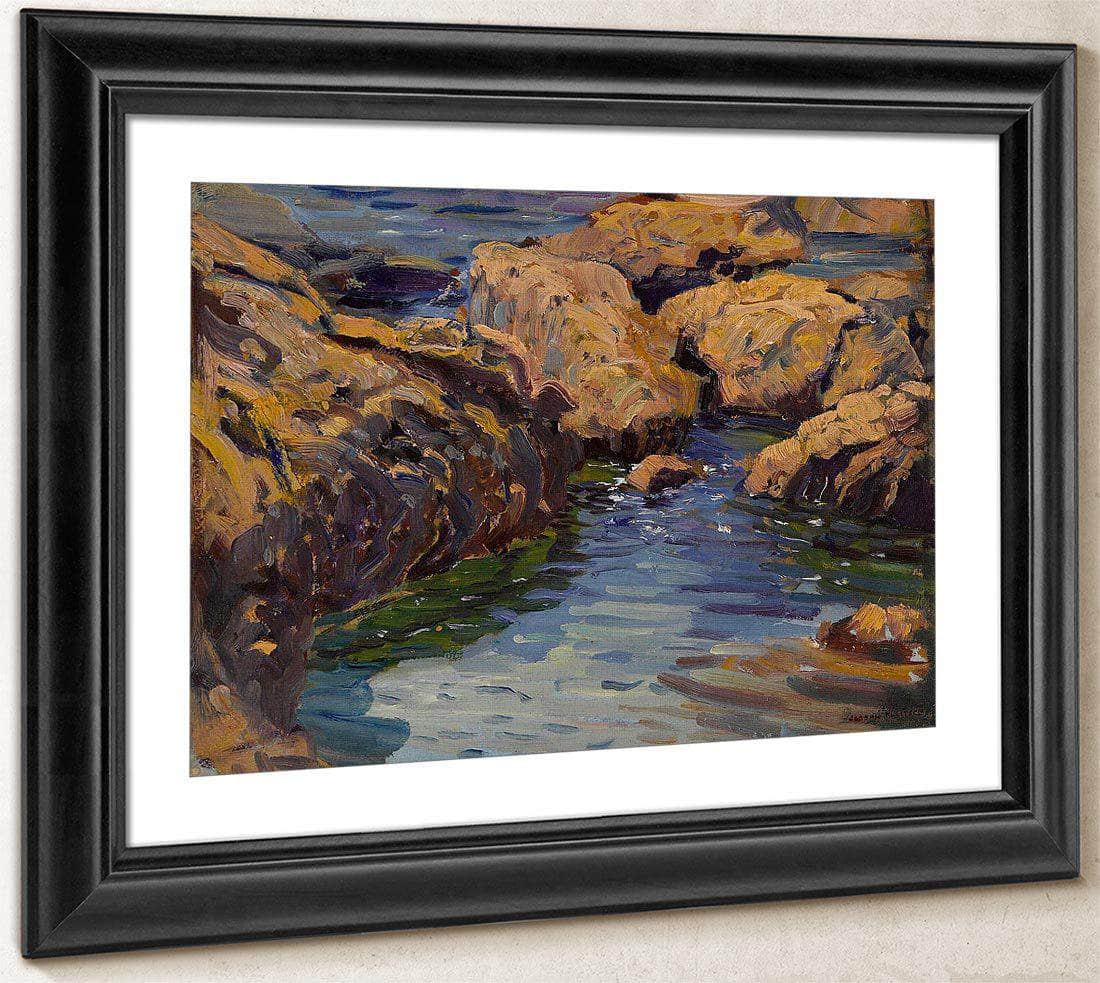 Arch Beach By Joseph Kleitsch Fine Art Print