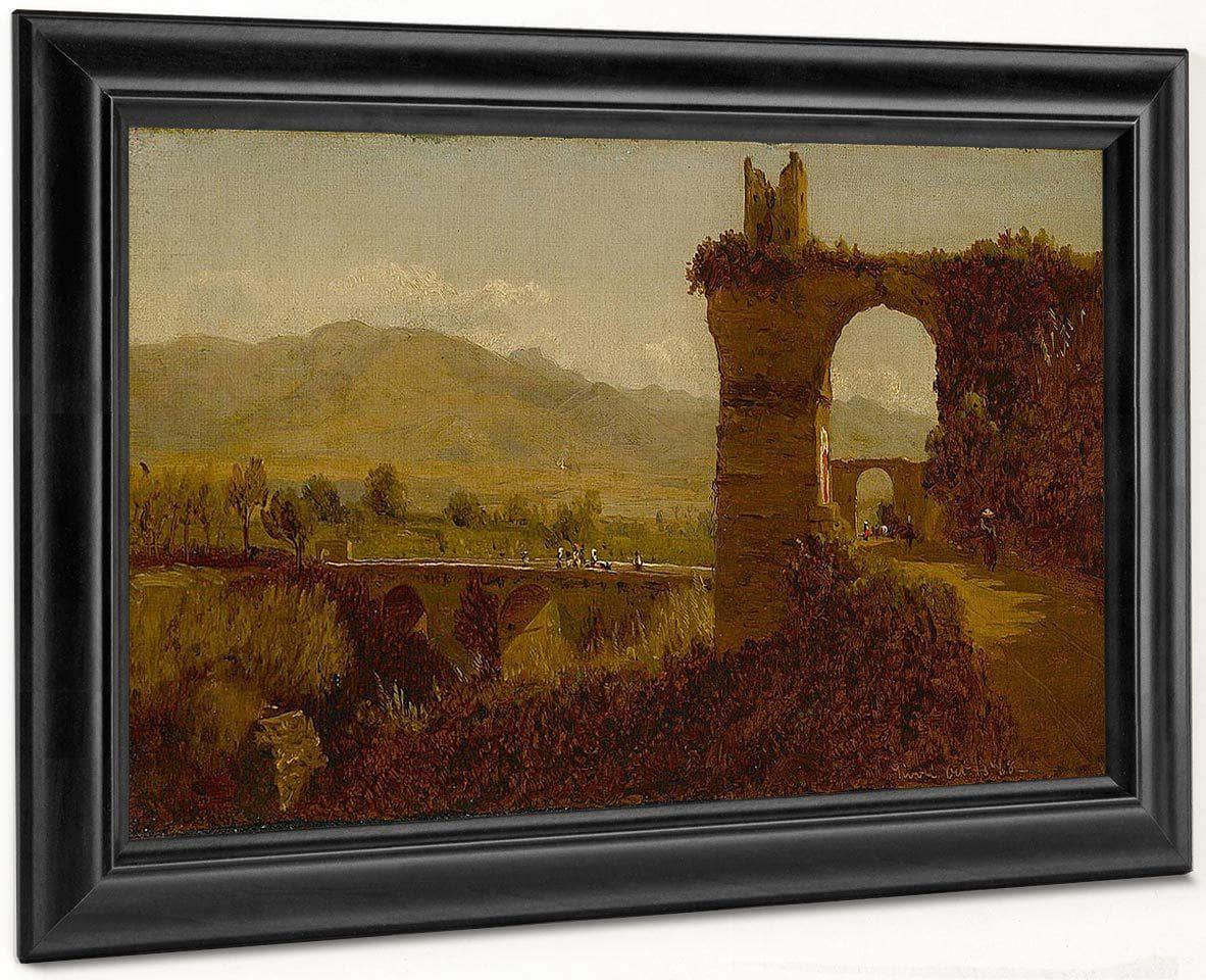 Arch Of Nero At Tivoli From The West By Sanford Robinson Gifford Fine Art Print