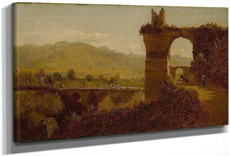 Arch Of Nero At Tivoli From The West By Sanford Robinson Gifford Fine Art Print